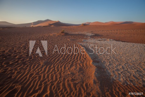 Picture of Cracked soil Sossusvlei Namibia